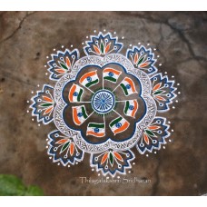 REPUBLIC DAY RANGOLI