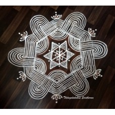 PADI KOLAM WITH 7-4 DOTS 01